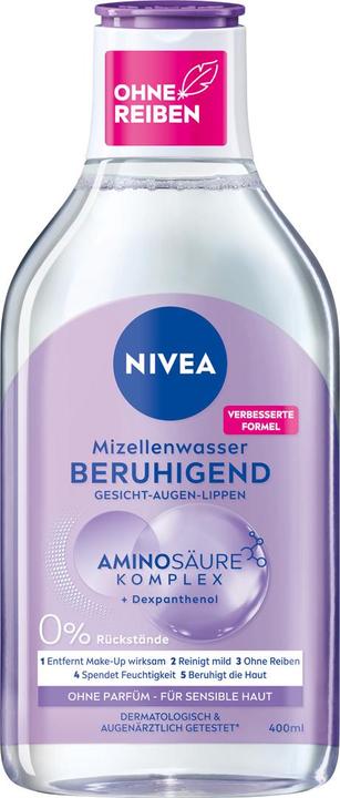 Produktbild NIVEA Beruhigendes Mizellenwasser (Mizellenwasser, 400 ml)