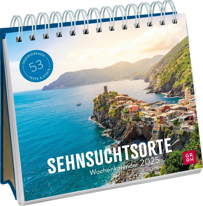 Produktbild Wochenkalender 2025: Sehnsuchtsorte (Deutsch)