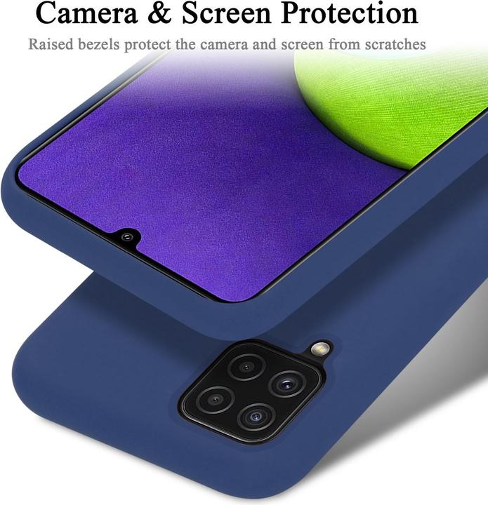 Image du produit Cadorabo Coque TPU Liquid Silicone Case (Samsung Galaxy A12, Samsung Galaxy M12)