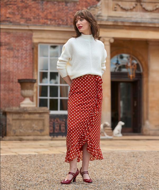 Produktbild Joe Browns Polka Dot Frill Wrap Skirt (34)