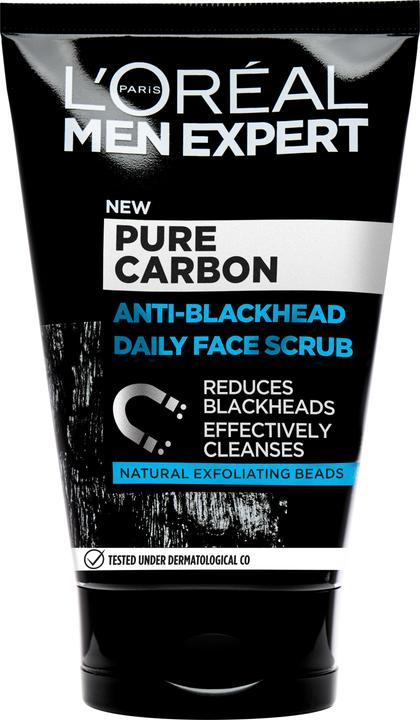 Produktbild L'Oréal Paris L'Oréal - Paris Men Expert Pure Charcoal Face Scrub - 100ml (Reinigungspeeling, 100 ml)
