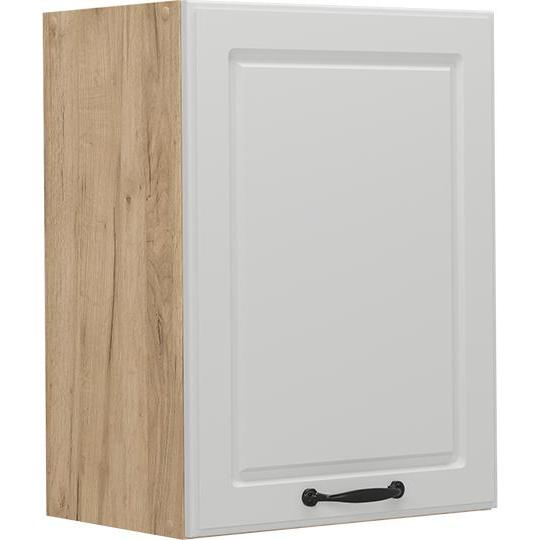Vicco, Regal, Hängeschrank R-Line, Weiss Landhaus/Goldkraft Eiche, 45 cm