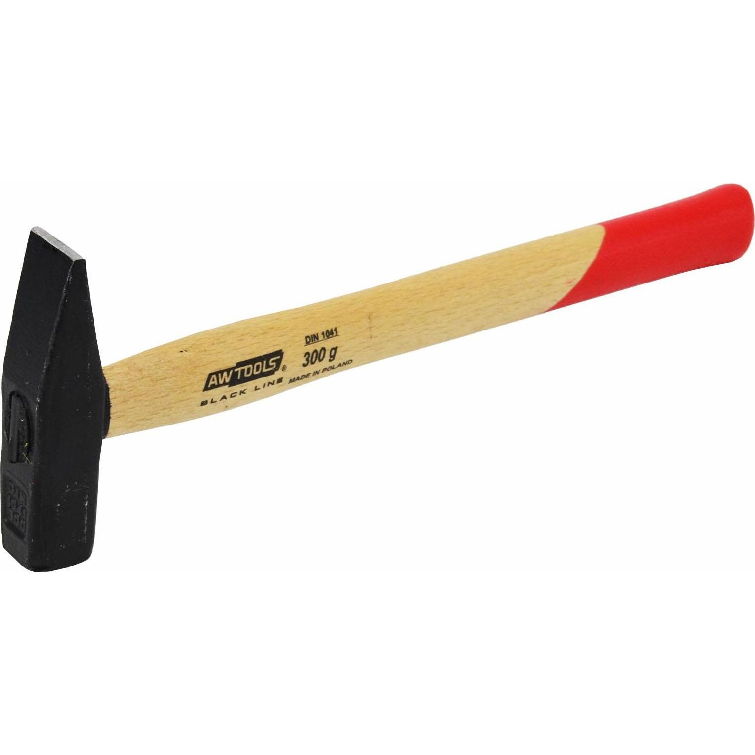 Awtools, Hammer, Młotek ślusarski 0,3 kg Trzonek Drewniany Black Line (300 g)