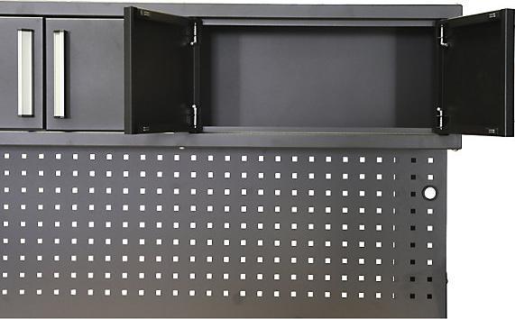 Produktbild kaiserkraft Werkbank mit Funktionsaufbau (114 cm, 58 cm)