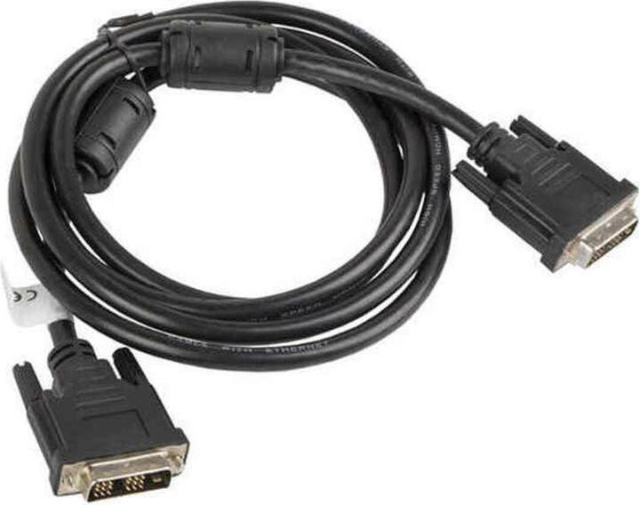Produktbild Lanberg CA-DVIS-10CC-0018-BK DVI-Kabel DVI-D (1.80 m)