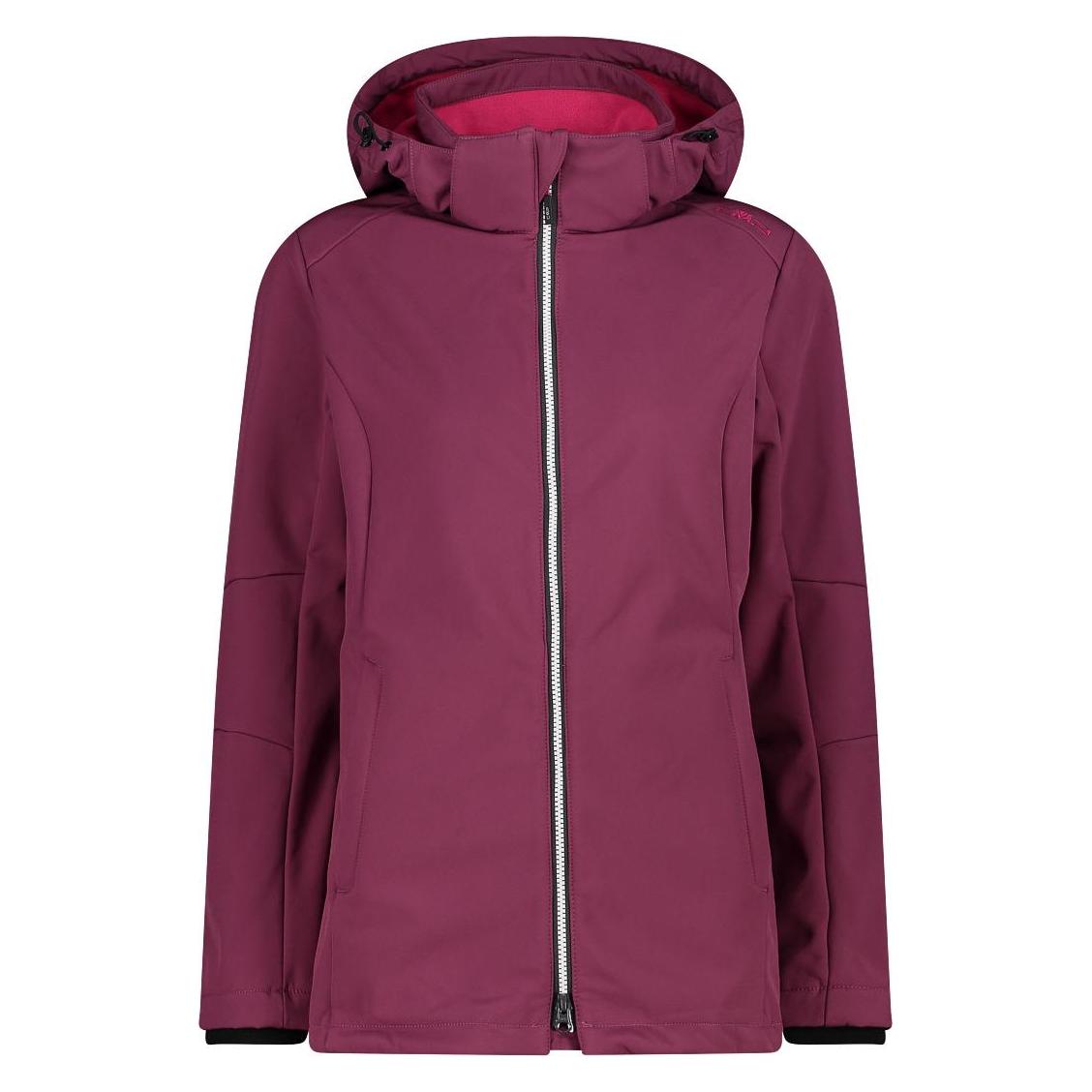 Cmp Campagnolo, Damen, Outdoorjacken, Damen Wanderjacke Mit Kapuze Und Reissverschluss (Xxs), Mehrfarbig, Pink, Xxs