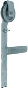 Webi Sliding gate rollers with leg