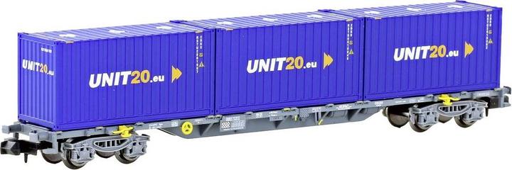 Actual product image Mf Train MF33444 N SBB container wagon Sgns HUPAC (Track N)