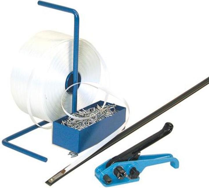 Produktbild Banholzer & Wenz Umreif.Komplettsystem Polyesterband 25mm verl.