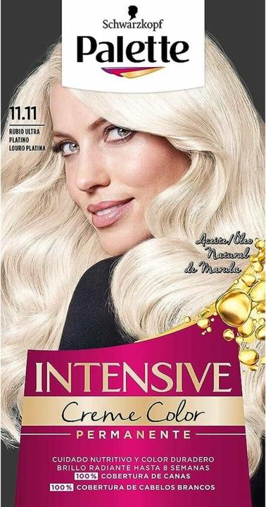 Actual product image Schwarzkopf Intensive Creme Colour Permanente 11,11-Rubio Ultra Platino 1 U (1111)