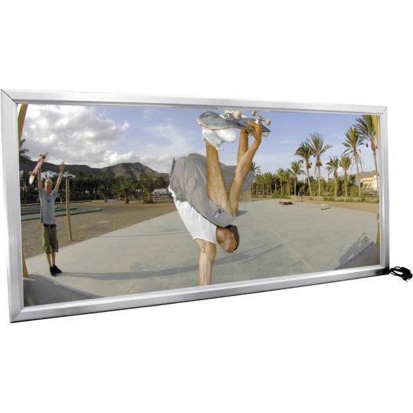 Europalms, Bilderrahmen, Reklamewand, beleuchtet, aluminium, 1x2m