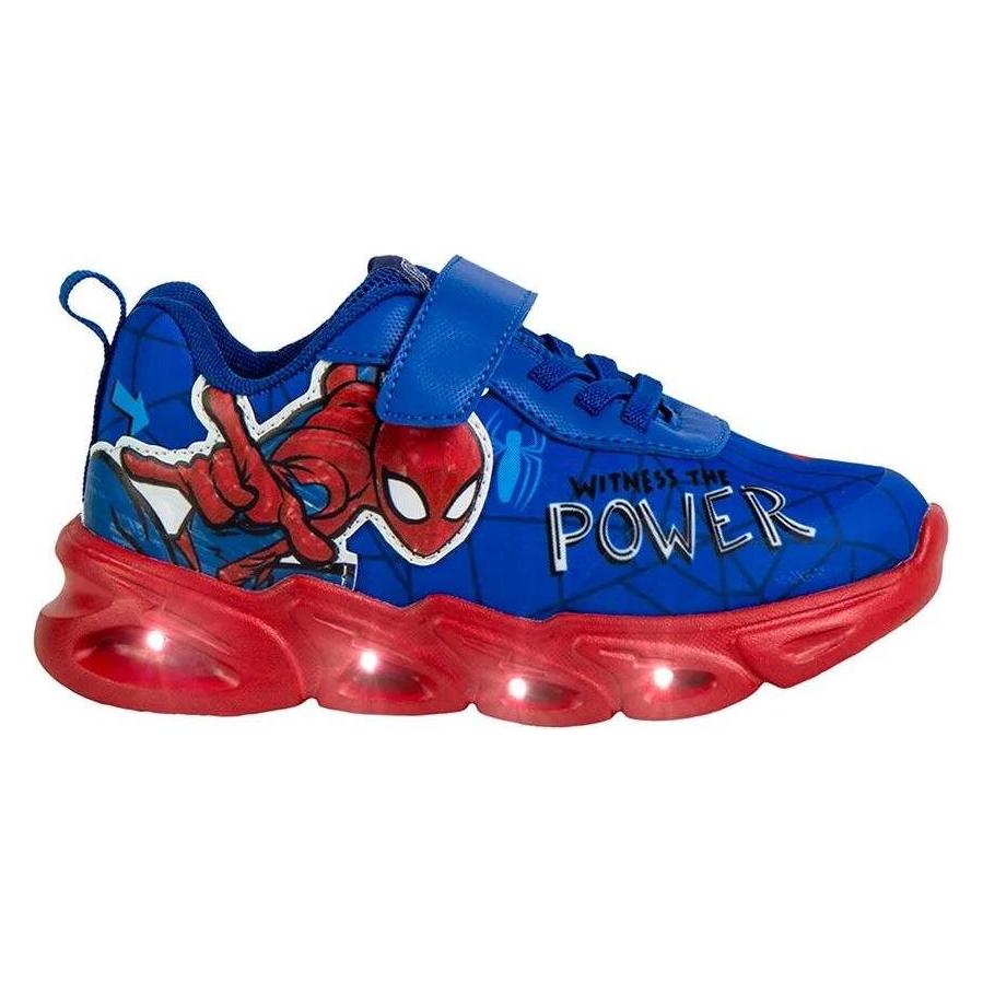 Spiderman, Jungen, Sneakers, Turnschuhe Mit Led Spider-Man, Blau, (27)