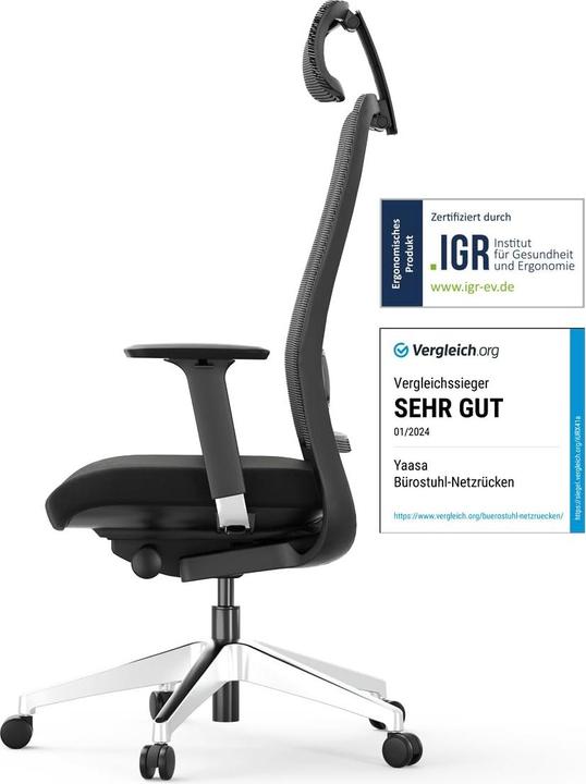 Image du produit Yaasa Chair Expert - Ergonomischer Bürostuhl (45 - 55 cm)