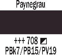 Produktbild Amsterdam Acrylfarbe Standard Series 708 (Paynegrau, 120 ml)