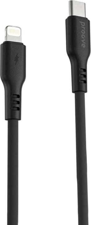 Proove cable Rebirth Type-C to Lightning 27W (1m) black (1 m, 27 W)