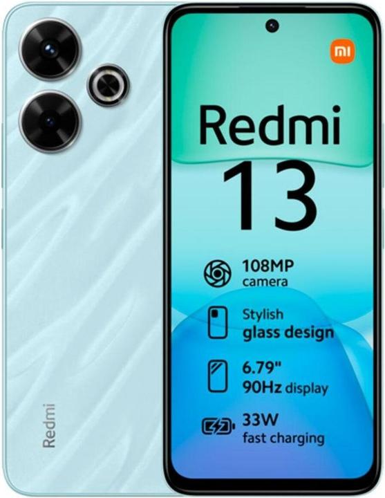 Produktbild Xiaomi Redmi 13 (128 GB, Ocean Blue, 6.79", Hybrid Dual SIM, 4G)