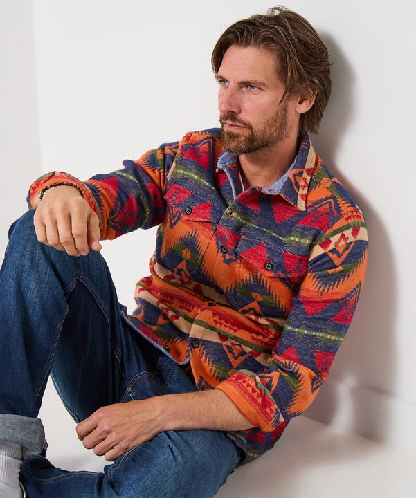 Produktbild Joe Browns Men’s Aztec Pattern Long Sleeve Shirt (M)