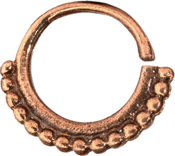 Produktbild Star Piercing Micro Piercing Ring rosegold Rand mit Kugeln (ohne Messing, Bronze)