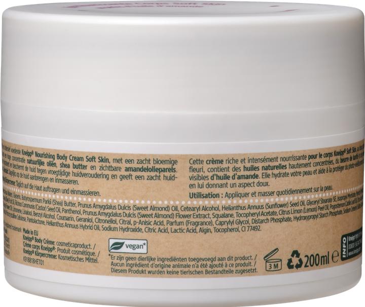 Produktbild Kneipp Nourishing Body Cream Soft Skin mit Mandelölperlen (Körpercreme, 200 ml)