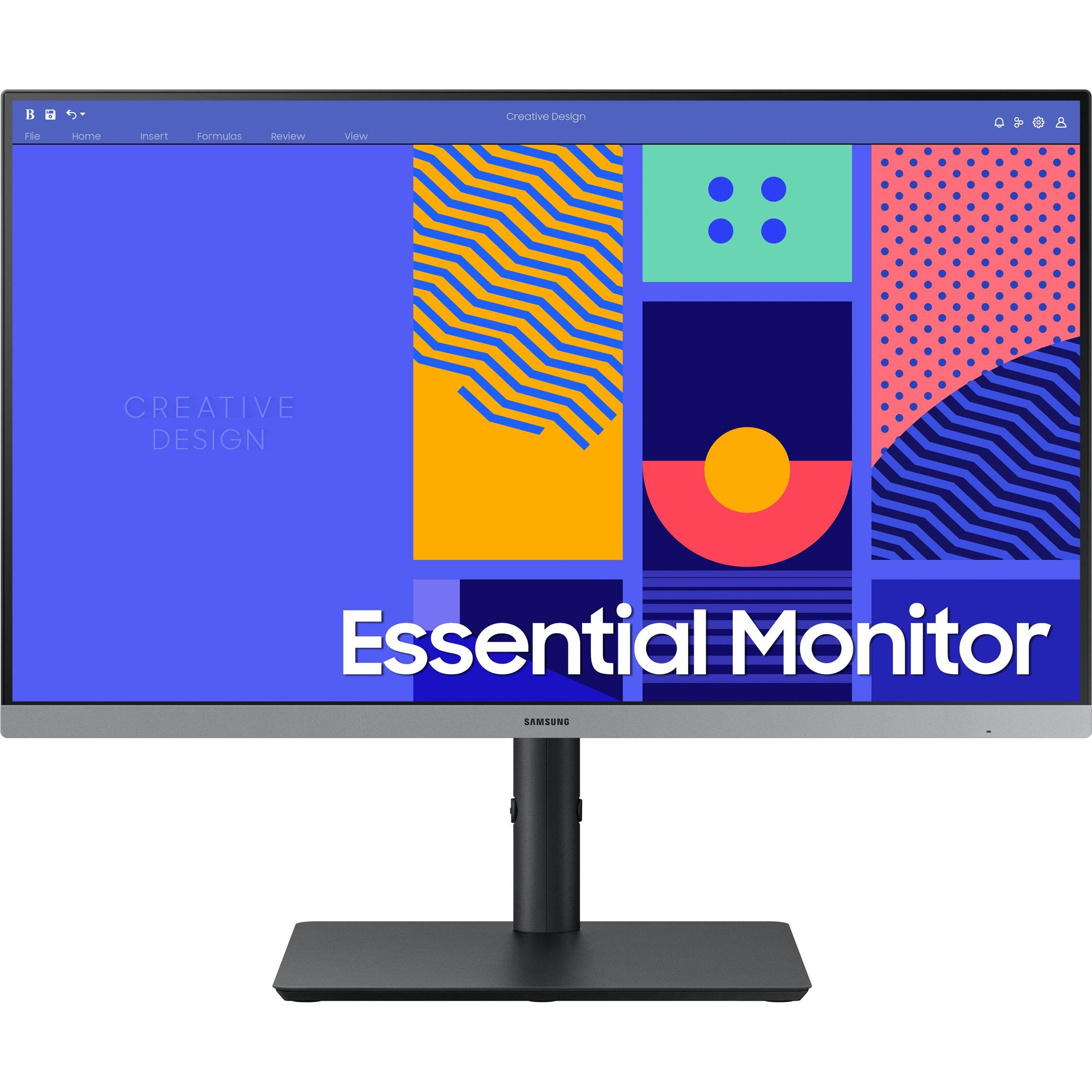 Samsung Essential S4 S43GC (1920 x 1080 Pixel, 24"), Monitor, Schwarz