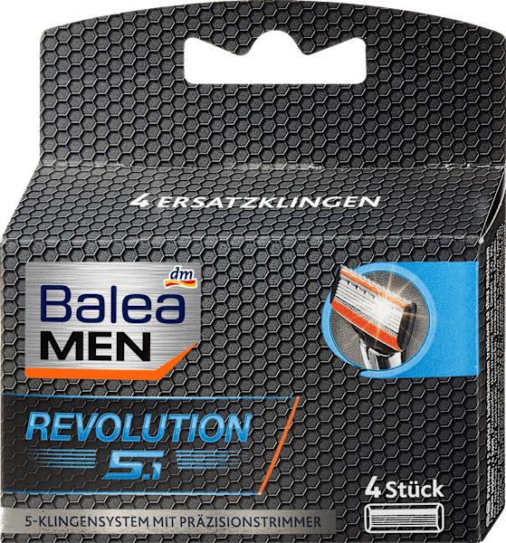 Actual product image dm Balea MEN Razor Blades Revolution 5.1 (4 x)