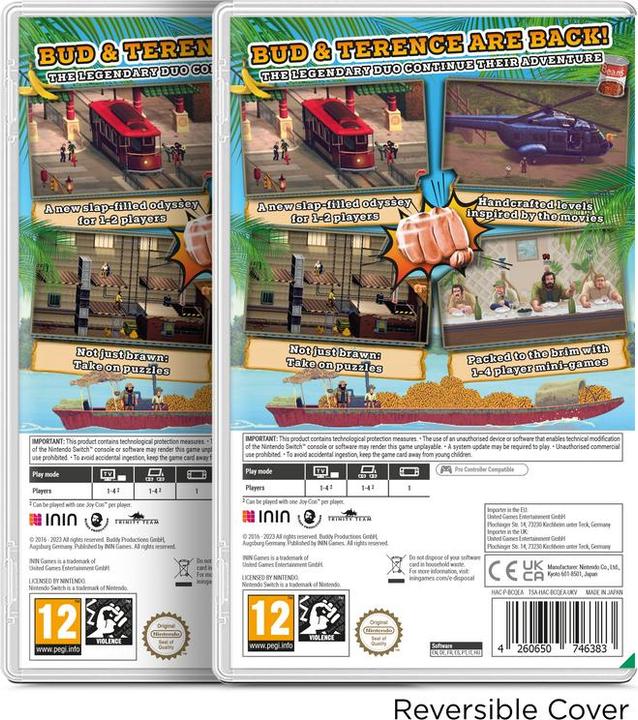 Produktbild ININ Games Bud Spencer & Terence Hill - Slaps and Beans 2 (Release TBA) - Nintendo Switch - Action - PEGI 7 (Switch OLED, Switch, Switch Lite, DE)