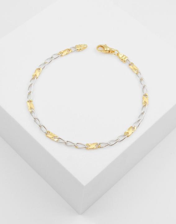 Immagine prodotto Muau Catena di 8 (19 cm, 18K 750, Oro)