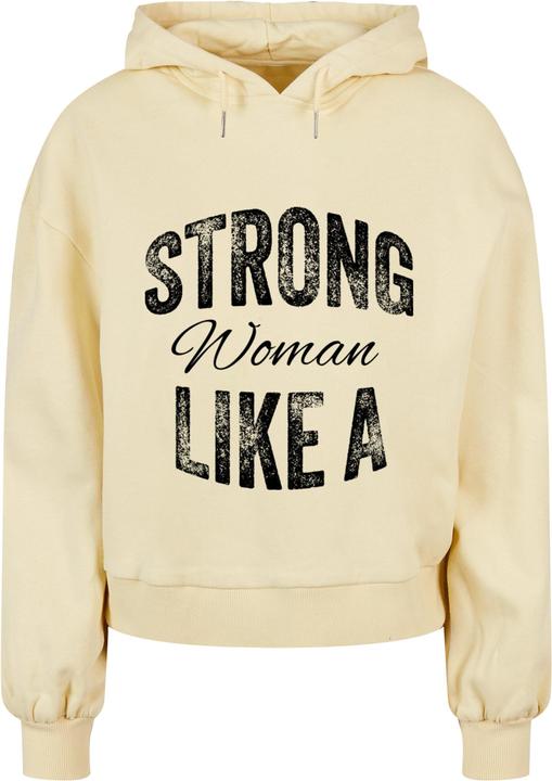 Immagine prodotto Merchcode Donna WD - Felpa con cappuccio oversize biologica Strong Like A Woman - 112685 (M)