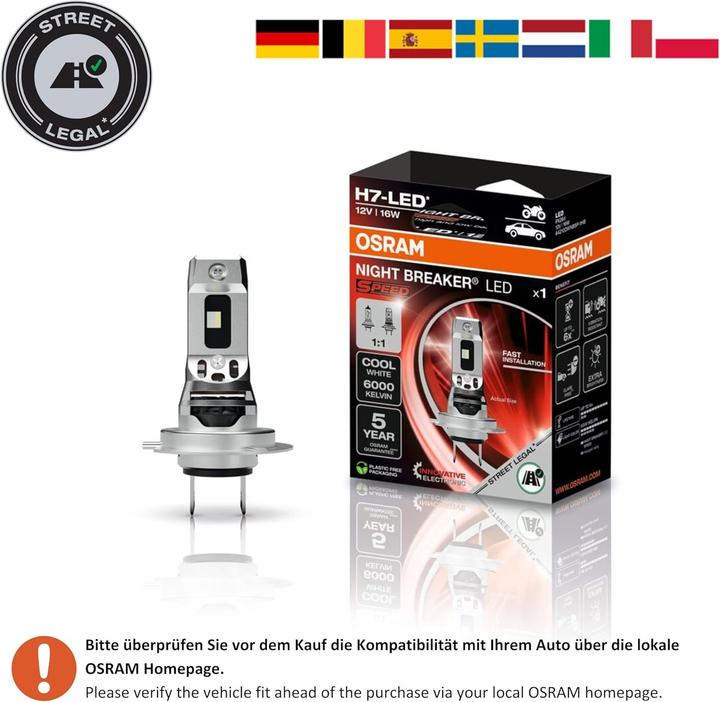 Immagine prodotto Osram Night Breaker (H7)