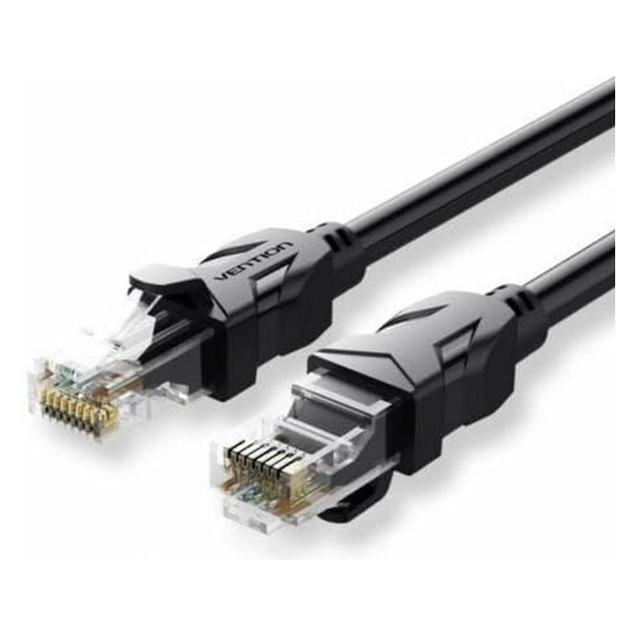 Vention Utp Starres Netzwerkkabel Der Kategorie 6 Ibebt Schwarz 30 M (Utp, CAT6, 30 m), Netzwerkkabel