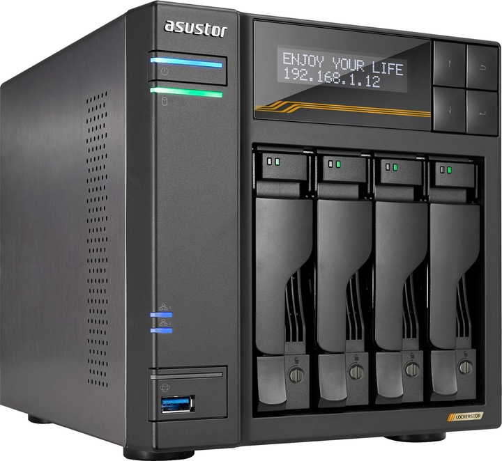 Actual product image Asustor LOCKERSTOR 4 Gen3 AS6804T