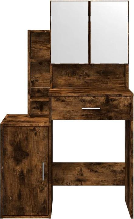 Produktbild vidaXL Schminktisch mit Schrank (80 x 35 x 132 cm)