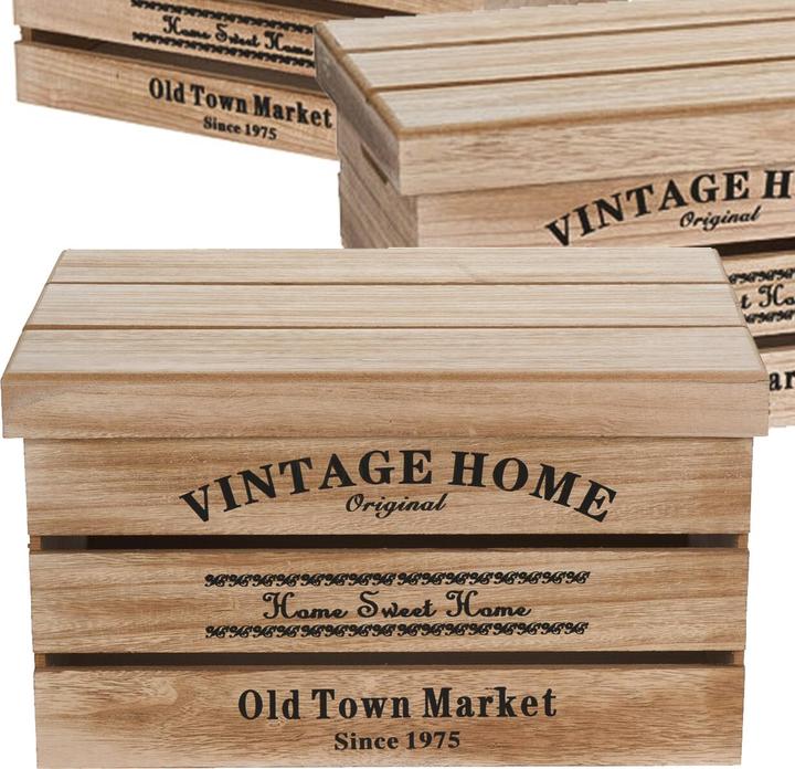 Image du produit Natura Punto Set de 3 caisses (42 x 32 x 23.5 cm)