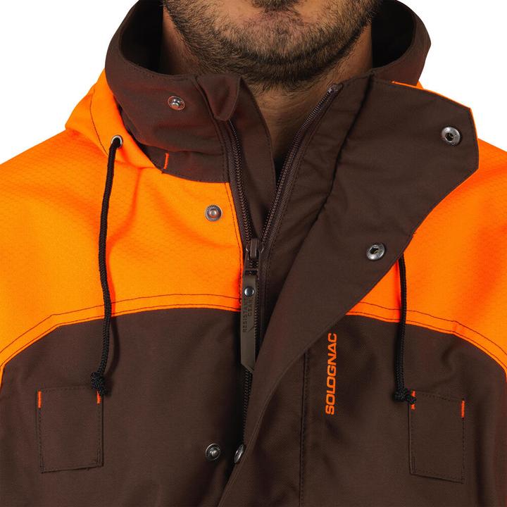 Actual product image Solognac Jacket hunting rain regular fit synthetic (3XL)