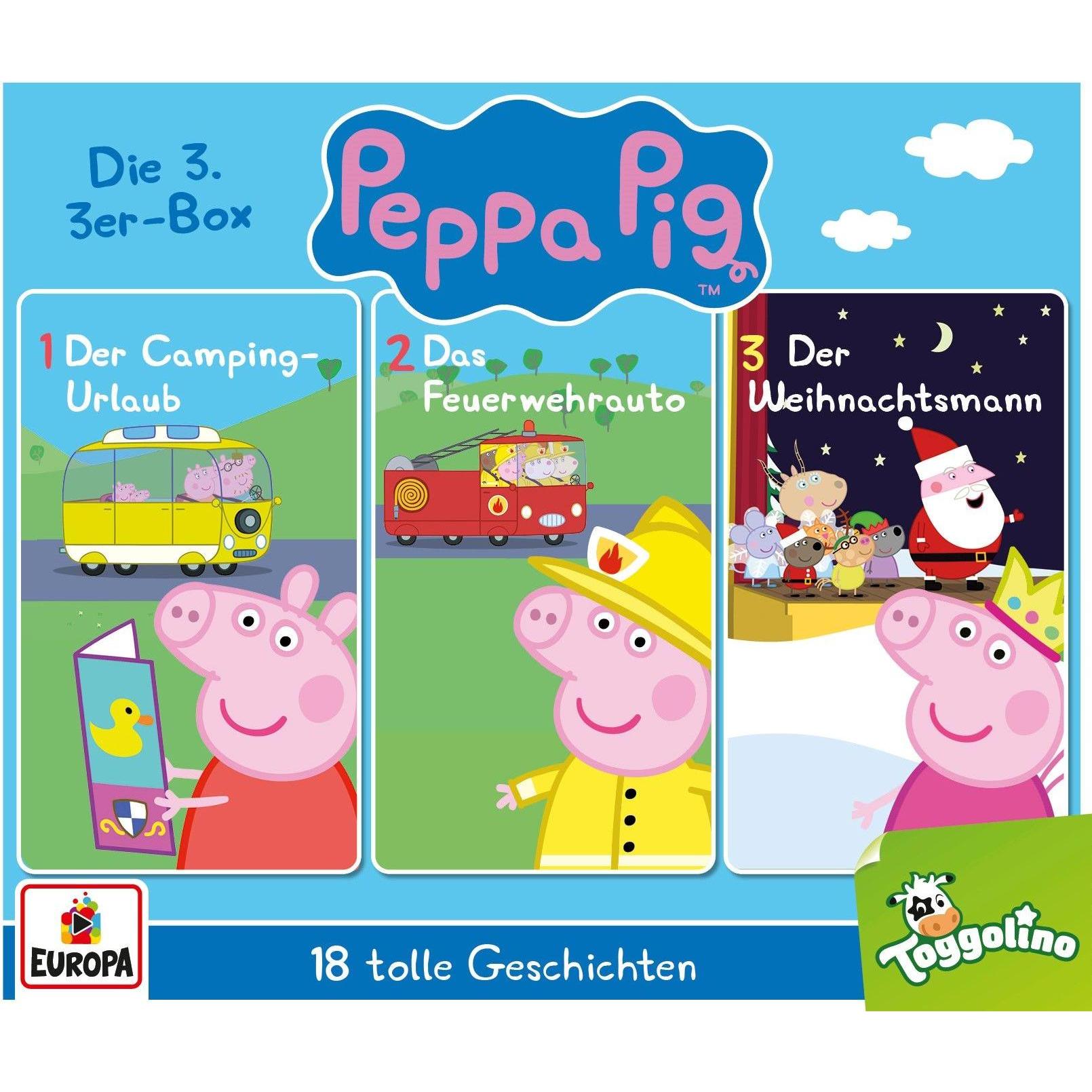 Peppa Pig - 3 scatole (F7-9), Audiolibri