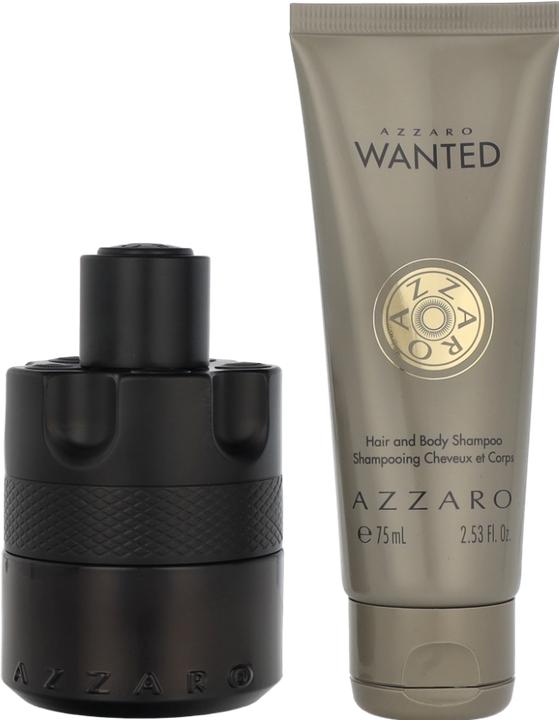 Immagine prodotto Azzaro Set regalo The Most Wanted EDT 50 ml e Shampoo per capelli e corpo Wanted 75 ml 50ml (Set profumo)