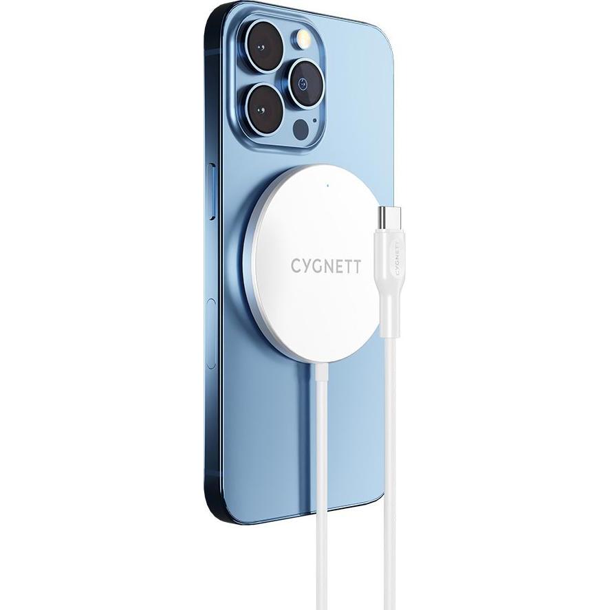 Thumbnail - Cygnett MagCharge Cable 7.5W 2M - White (7.50 W), Wireless Charger, Weiss