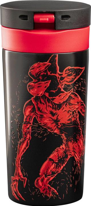 Actual product image Bialetti Thermobecher Stranger Things, 300 ml, Schwarz / Rot (0.30 l)