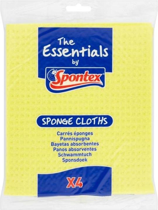 Actual product image Spontex Cleaning Wipes Essentials Sponge 4Pack (4 pcs.)
