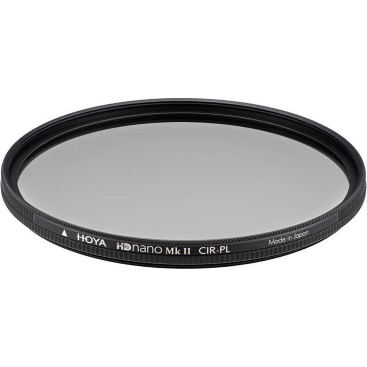 Hoya HD Nano Mk II CIR-PL Filter (77 mm, Polarisationsfilter), Objektivfilter, Schwarz