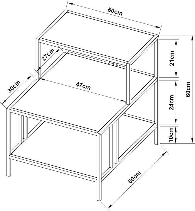 Produktbild En.Casa Kumlinge (60 x 60 x 50 cm)