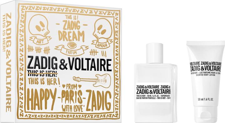 Actual product image Zadig & Voltaire This is Her! Christmas 2023 Eau de Parfum 50 / Body Lotion (Eau de parfum, 100 ml)