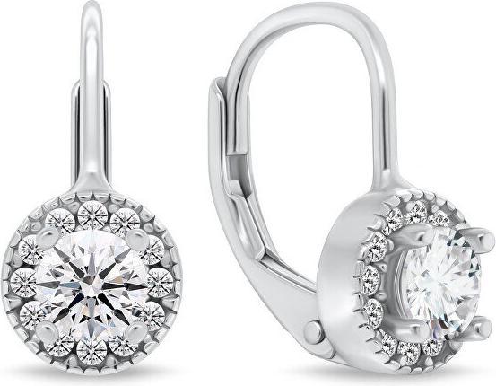 Produktbild Brilio Timeless silver earrings with cubic zirconia EA1271W (Silber)