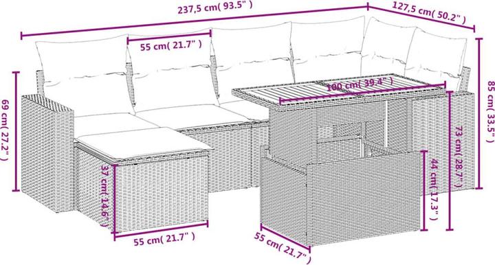 Produktbild vidaXL Lilian