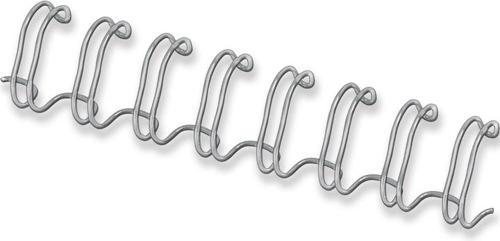 Fellowes Peigne métallique 12mm, 34 boucles, argent, 100 pcs