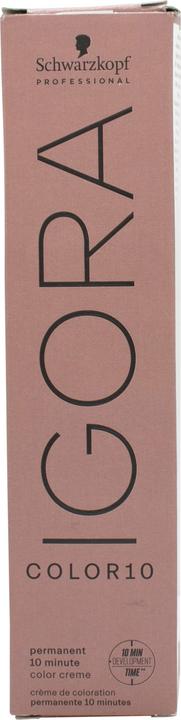 Produktbild Schwarzkopf Professional Igora Color 10 Permanent 10 Minute Color Cream (5-12 Hellbraun Cendré Asch)