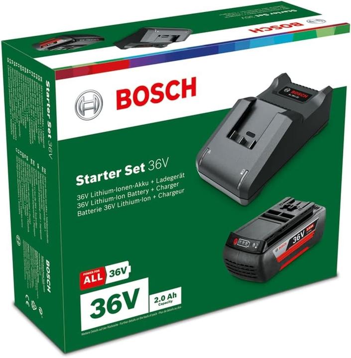 Immagine prodotto Bosch Home & Garden Set di avviamento GBA 36V (1x2.0Ah) + AL 36V-20 (36 V)