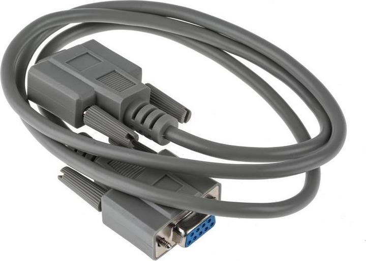 RS PRO Serielles Kabel / 9-polig, D-Sub Buchse / 9-polig, D-Sub Buchse, 1m, Grau, CE, REACH (0.13 m)