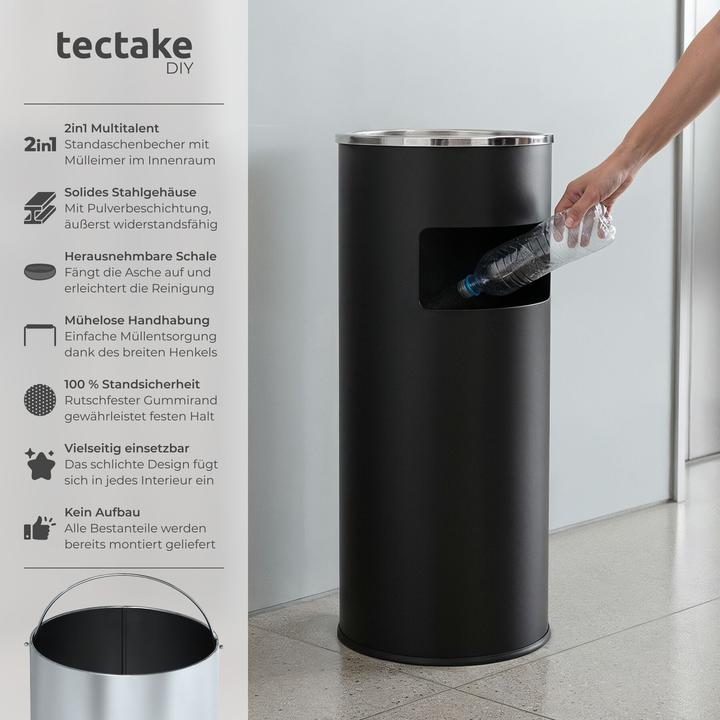 Actual product image tectake Standaschenbecher