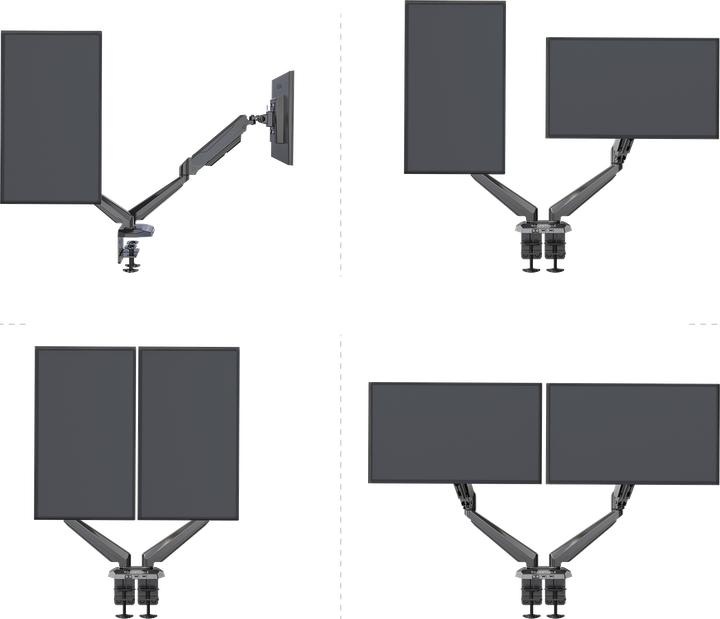 Actual product image Rockstable Prof. Double USB Black (Table, 32")